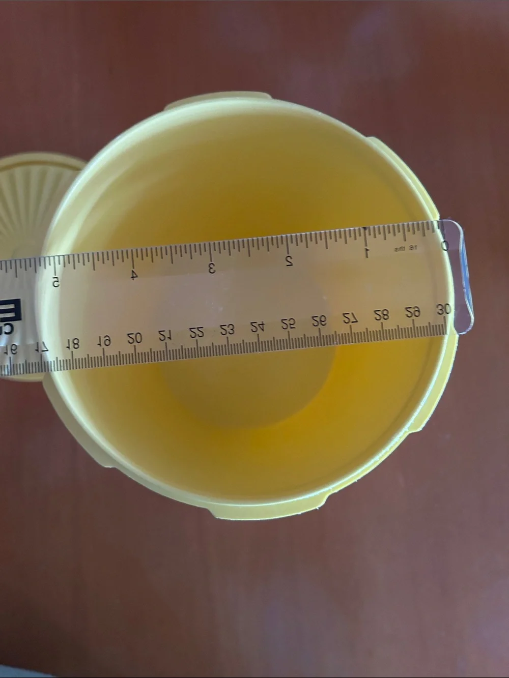 Vintage Tupperware Bright Yellow Kitchen Storage Canister